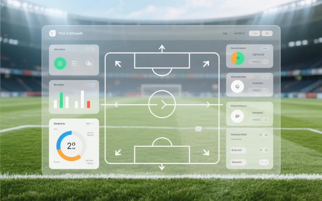 用数据面板推演比赛比分的可视化示意